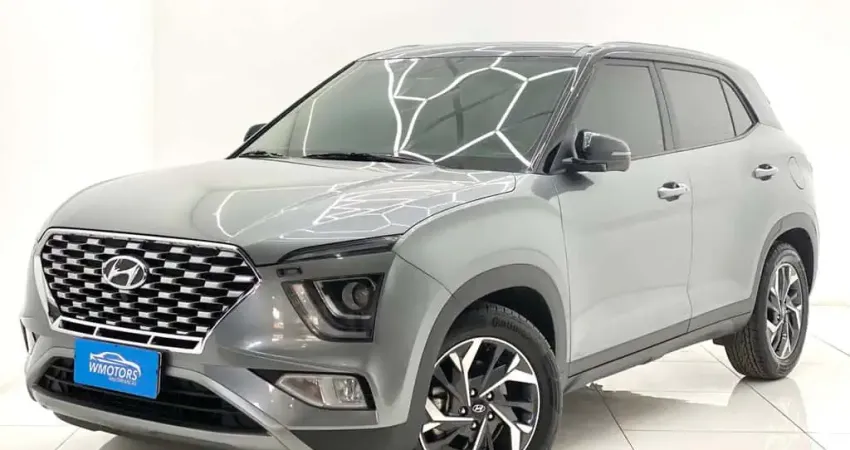 CRETA 1.0 TURBO AUTOMÁTICO PLATINUM 2022 COMPLETO, BAIXO KM CHAVE RESERVA E MANUAL