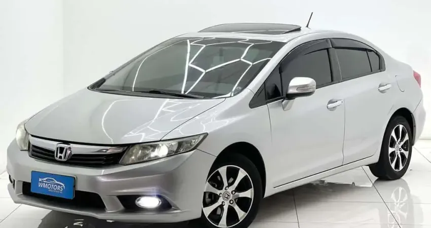 HONDA CIVIC EXS AUTOMÁTICO 2013 COMPLETO  