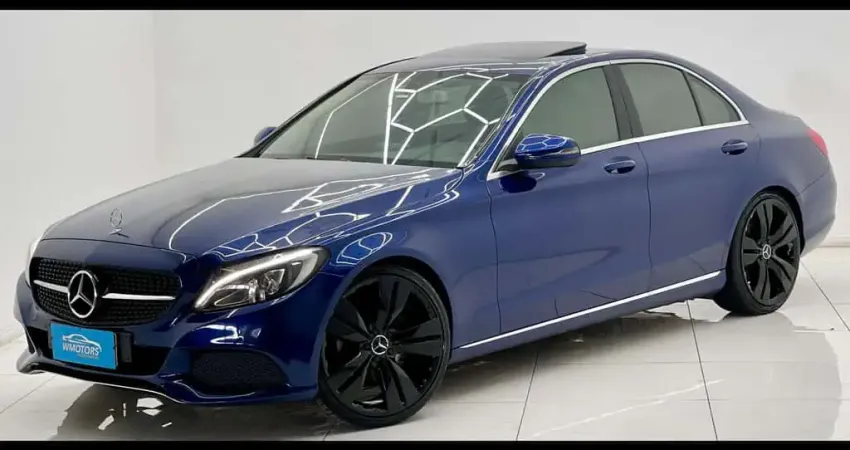 MERCEDES-BENZ C200 2017 AUTOMÁTICA COMPLETA IMPECÁVEL