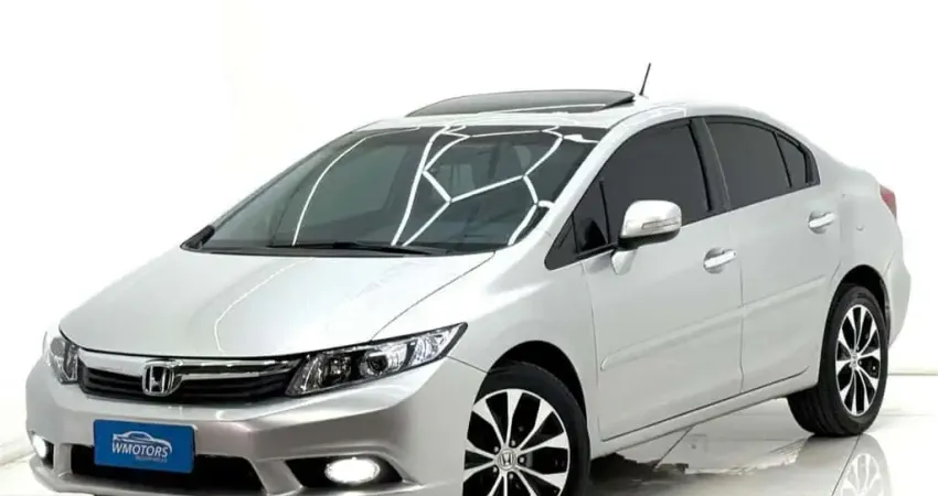 HONDA CIVIC EXS AUTOMÁTICO 2013 1.8 FLEX COMPLETO COM TETO SOLAR