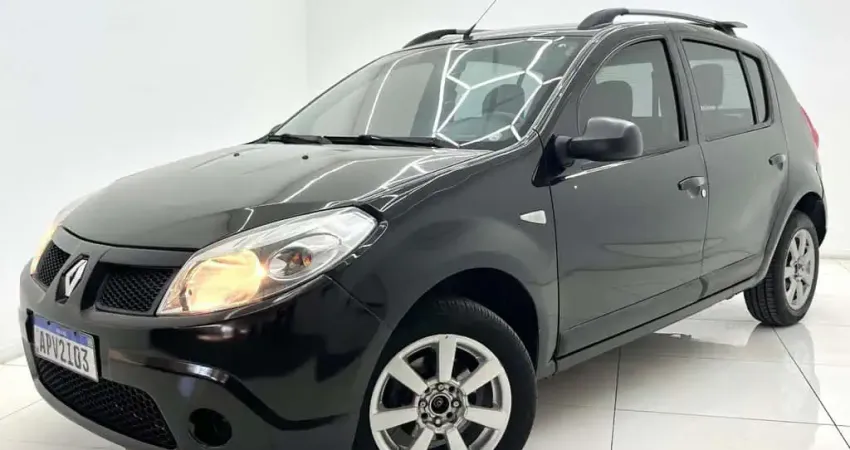 SANDERO EXPRESSION 1.0 1.6V FLEX 4P 2008 COMPLETO, ECONOMIA , QUALIDADE E SEGURANÇA. 
