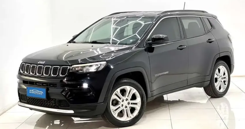 JEEP COMPASS LONGITUDE T270 1.3 FLEX 2022 AUTOMÁTICA COMPLETA COM BAIXO KM