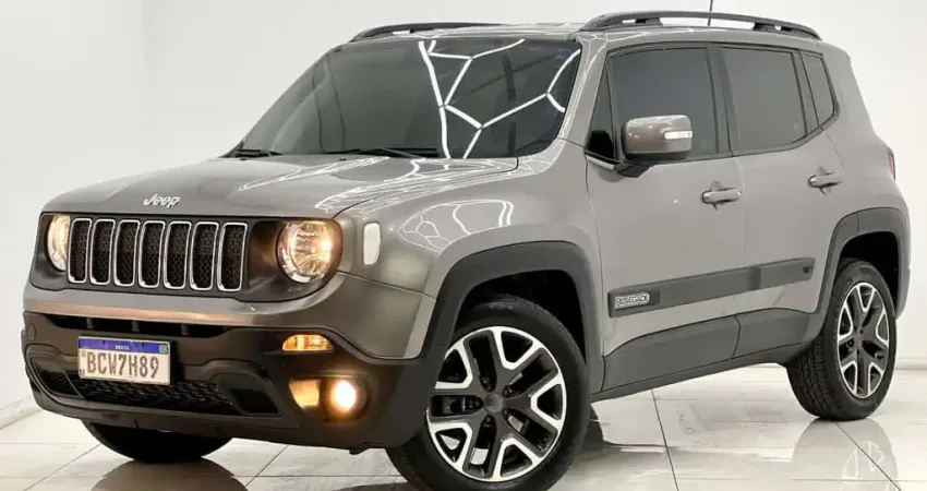 RENEGADE LONGITUDE AUTOMÁTICA TURBO DIESEL 2019 COMPLETA UNICO DONO COM CHAVE RESERVA E MANUAL