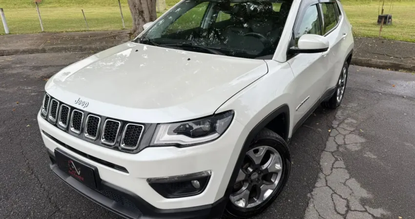 JEEP COMPASS 2.0 LONGITUDE FLEX 2019/2020 BANCOS DE COURO E MULTIMIDIA