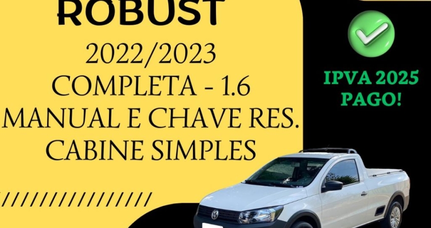 SAVEIRO ROBUST 1.6 COMPLETA 2022/2023