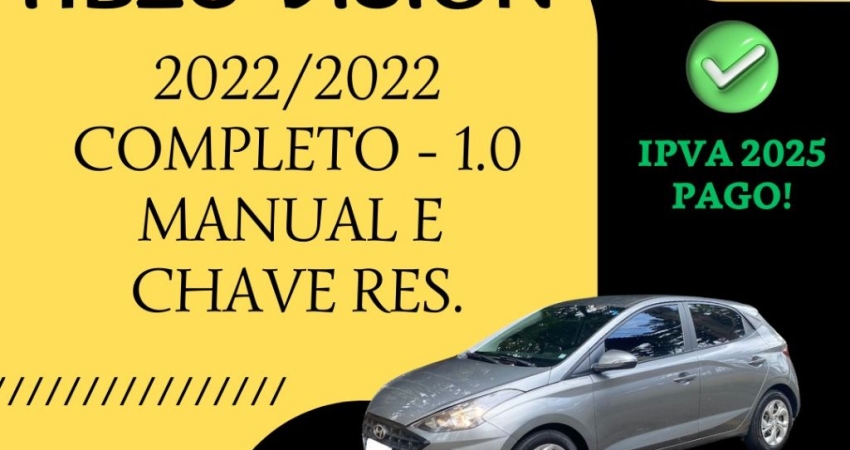 HB20 VISION 1.0 COMPLETO 2022/2022