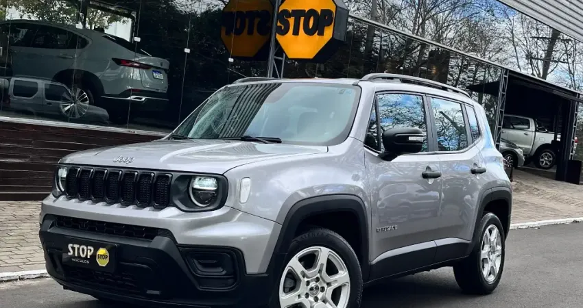 JEEP RENEGADE SPORT 1.3 TURBO AUTOMÁTICO 2024 - moderna, robusta e equipada