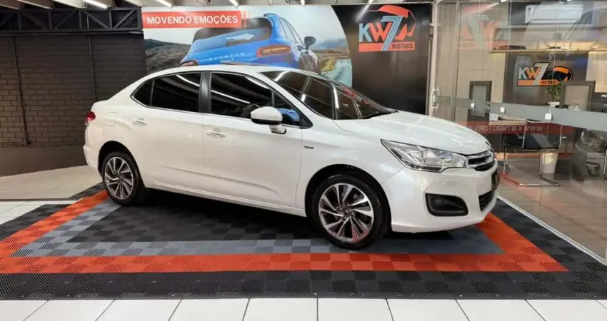 Citroen C4 lounge 2017 1.6 exclusive 16v turbo flex 4p automático