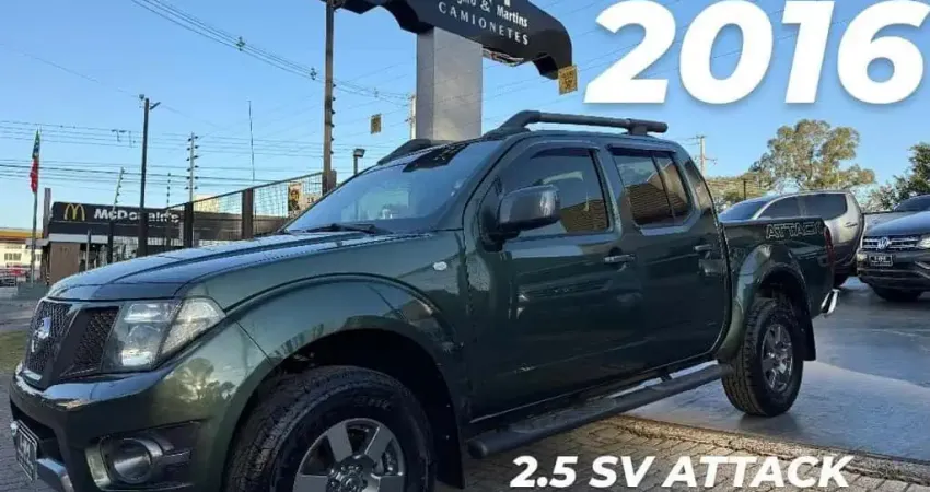 NISSAN FRONTIER SV ATTACK CD 4X4 2.5 TB DIESEL 2016