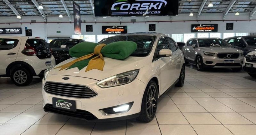FORD FOCUS TITANIUM PLUS 2.0 FLEX 178CV  AUTOMÁTICO M6 - 2017