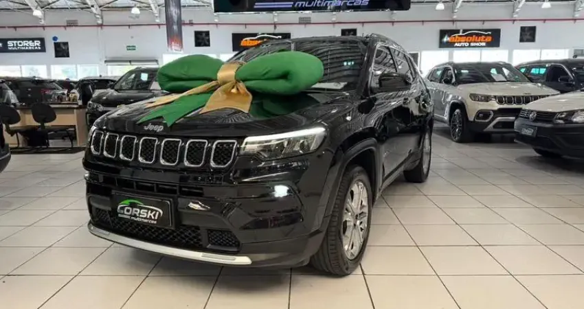  JEEP COMPASS LONGITUDE T270 TURBO 185cv FLEX AUTOMÁTICO - 2022