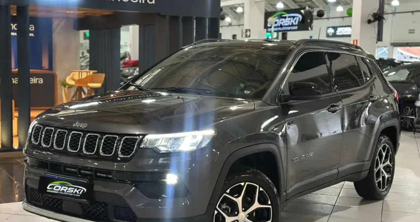 JEEP COMPASS LONGITUDE T270 TURBO 185CV FLEX AUTOMÁTICO 6M - 2025