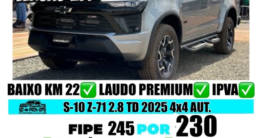 S-10 Z-71 2.8 TD 2025 4x4 AUTOMÁTICA