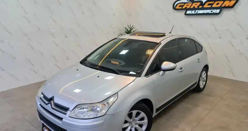 C4 Hatch Exclusive Solaris 2.0 Flex c/ Teto Solar Fino Trato!!!