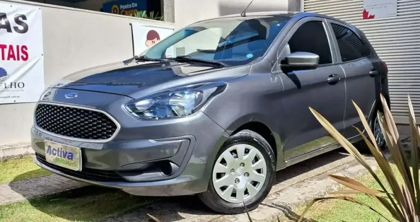Ford KA 1.0 SE/SE Plus TiVCT Flex 5p  - Cinza - 2020/2020