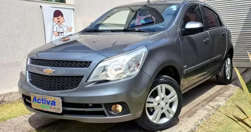 Chevrolet Agile 1.4 MPFI LTZ 8V FLEX 4P MANUAL  2010/2011 - Cinza - 2010/2011
