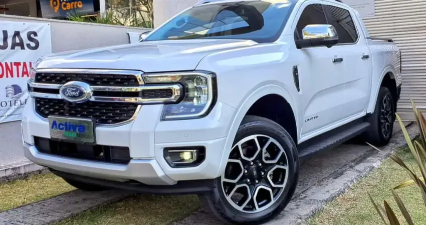 Ford Ranger 3.0 V6 TURBO DIESEL CD LIMITED  4X4 AUTOMÁTICO  2024/2024 - Branca - 2024/2024