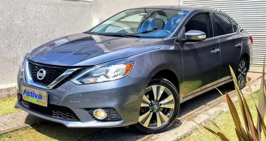 Nissan Sentra SV 2.0 FlexStart 16V Aut.  - Cinza - 2017/2018