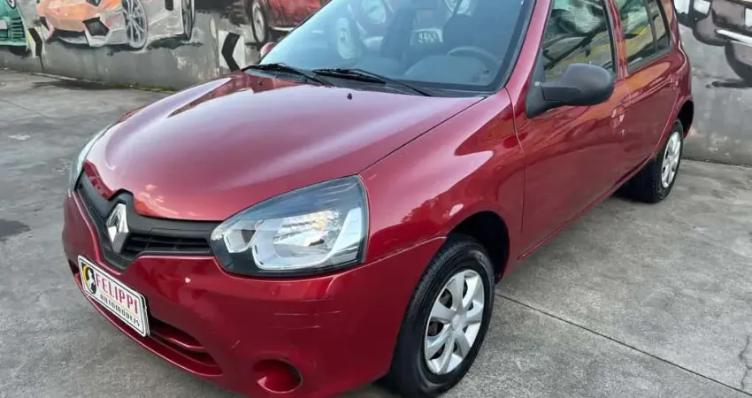 Renault Clio RN/Alizé/Expr./1.0 Hi-Power 16V 5p  - Vermelha - 2016/2016