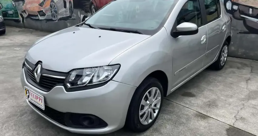 Renault Sandero Authentique Flex 1.0 12V 5p  - Prata - 2016/2017