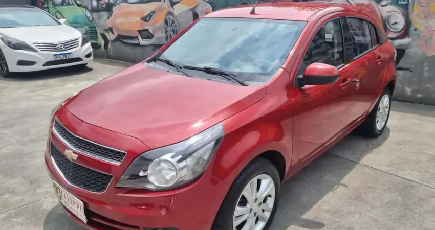 Chevrolet Agile 1.4 LTZ EASYTRONIC 8V 4P - Vermelha - 2013/2014