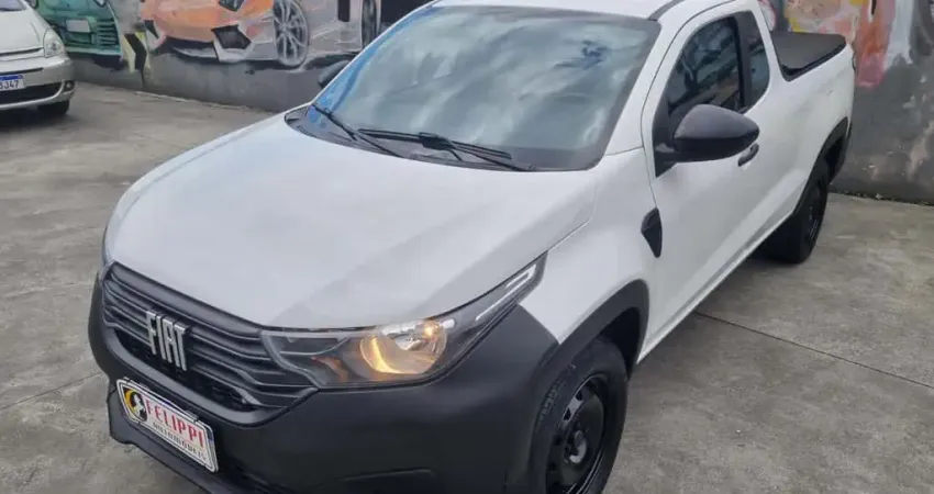 Fiat Strada Endurance 1.4 Flex 8V CS Plus  - Branca - 2022/2023