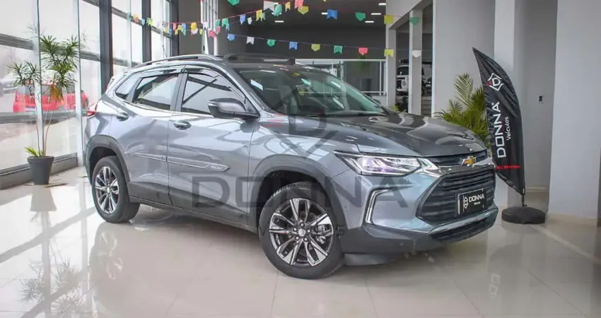 Chevrolet Tracker Premier 1.2 Turbo 12V Flex Aut.  - Cinza - 2020/2021