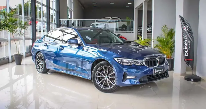 BMW 320i 2.0 Turbo/ActiveFlex 16V/GP  4p  - Azul - 2021/2021