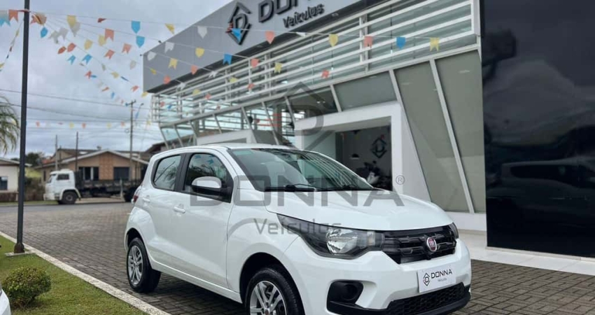 Fiat Mobi Drive 1.0 Flex 6V 4P - Branca - 2017/2018