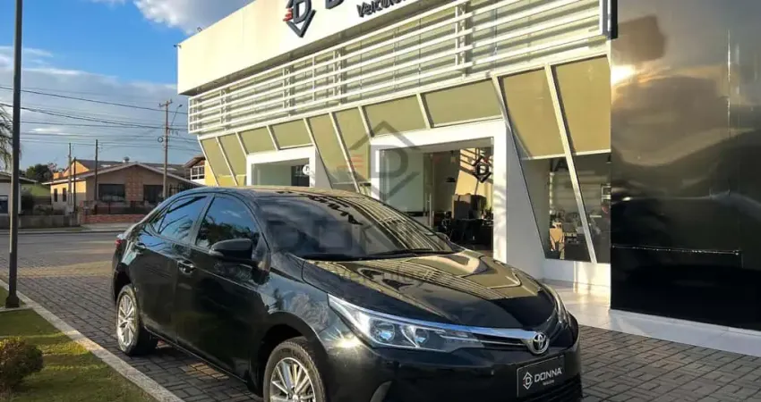 Toyota Corolla GLI18 CVT - Preta - 2018/2019