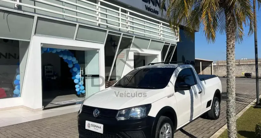 Volkswagen Saveiro Robust 1.6 Total Flex 8V  - Branca - 2018/2018