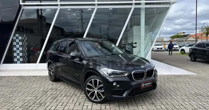 BMW X1 X25I ACTIVEFLEX - Preta - 2017/2018
