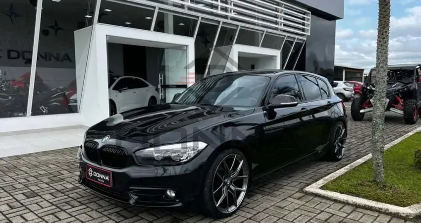 BMW 120i 120i Sport - Preta - 2015/2016
