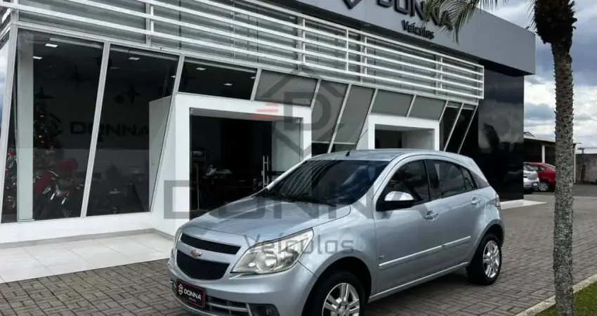 Chevrolet Agile LTZ 1.4 MPFI 8V FlexPower 5p  - Prata - 2010/2010