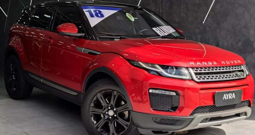 Land rover Range rover evoque 2018 2.0 16v si4 gasolina se dynamic 4wd automático