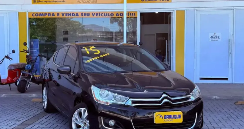 Citroen C4 lounge 2015 1.6 tendance 16v turbo gasolina 4p automático