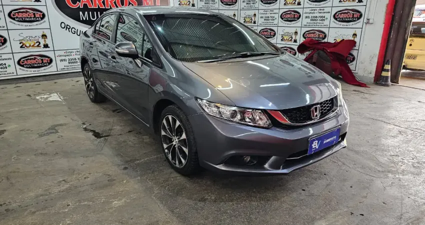 HONDA CIVIC 2.0 LXR 16V FLEX  4P AUTOMÁTICO 2015 VALOR R$69.900,00 