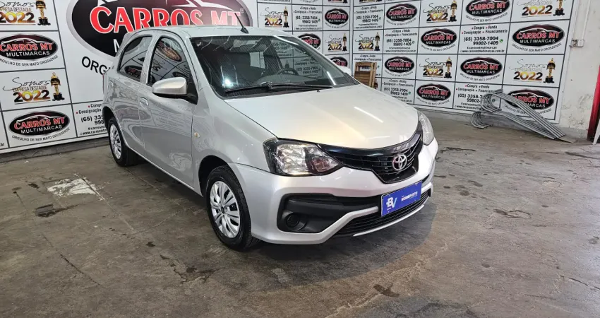TOYOTA ETIOS 1.3 X 16V FLEX  4P MANUAL 2020 VALOR R$58.900,00
