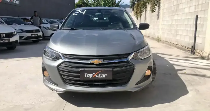 Chevrolet Onix HATCH 1.0 12V FLEX MEC. 4P - Prata - 2024/2024