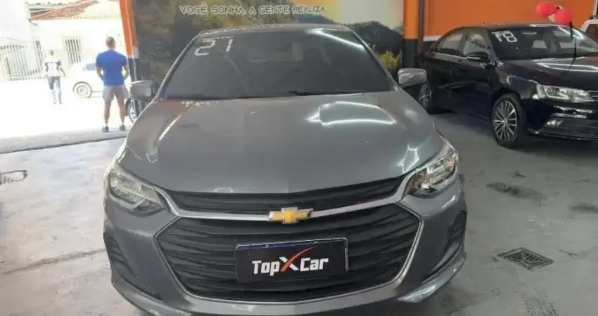 Chevrolet Onix PLUS LT 1.0 12V TB FLEX AUT. 4P - Cinza - 2021/2021