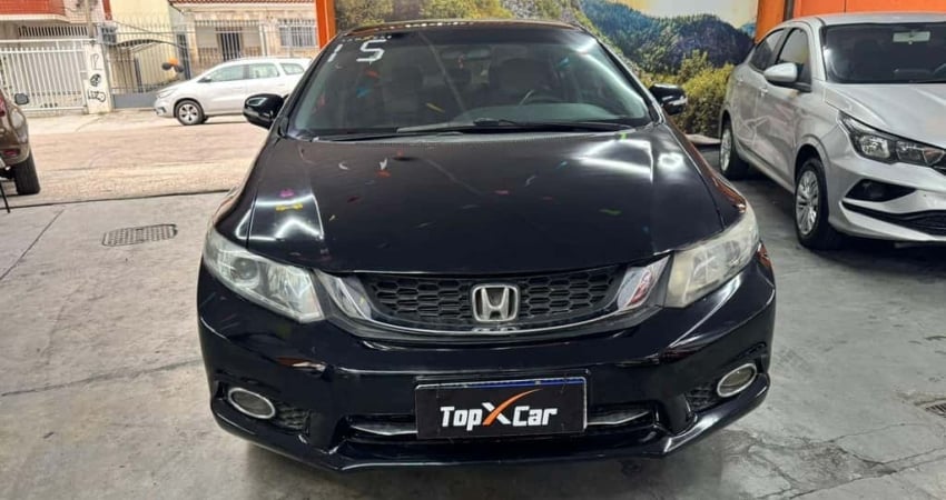 Honda Civic LXR - Preta - 2015/2015