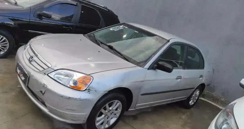 Honda Civic LX - Prata - 2000/2001