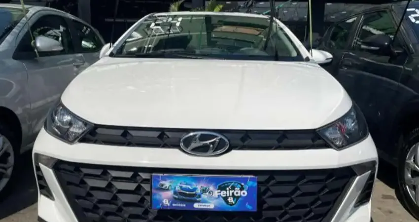 Hyundai HB20S Comfort Plus 1.0 Flex 12V Mec. - Branca - 2023/2024