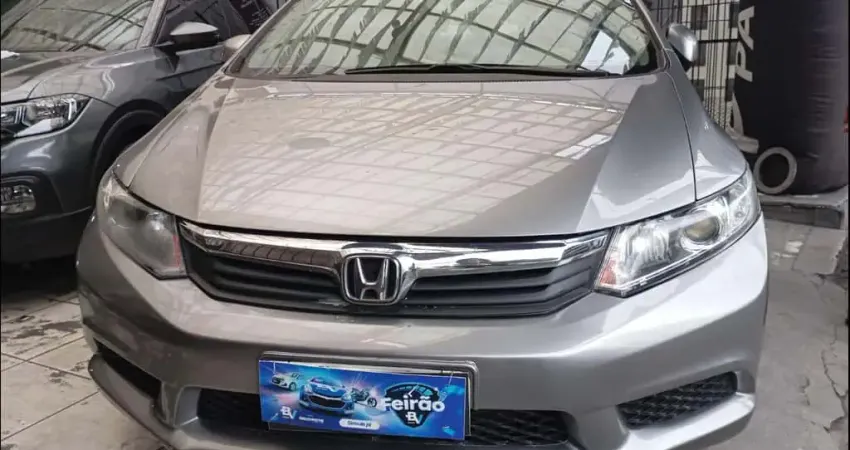 Honda Civic Sedan LXS 1.8/1.8 Flex 16V Aut. 4P - Cinza - 2012/2013
