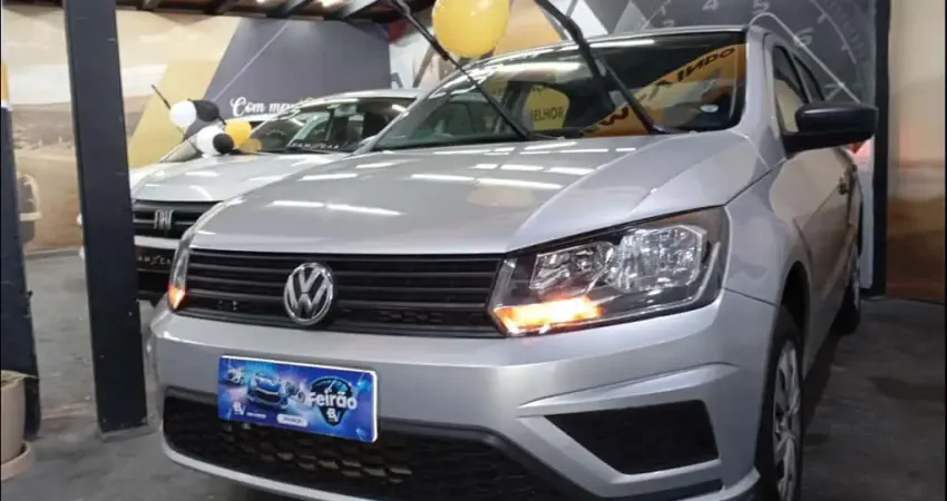 Volkswagen Voyage 1.0 Flex 12V 4P - Prata - 2022/2023