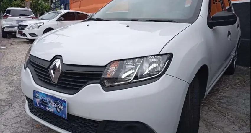 Renault Sandero Authentique Flex 1.0 12V 5P - Branca - 2019/2020