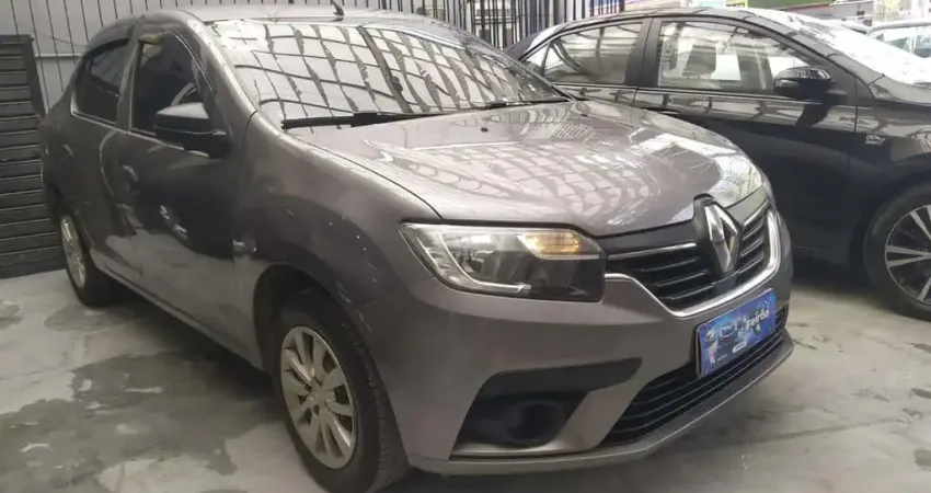 Renault Logan Life Flex 1.0 12V 4P Mec. - Cinza - 2020/2021