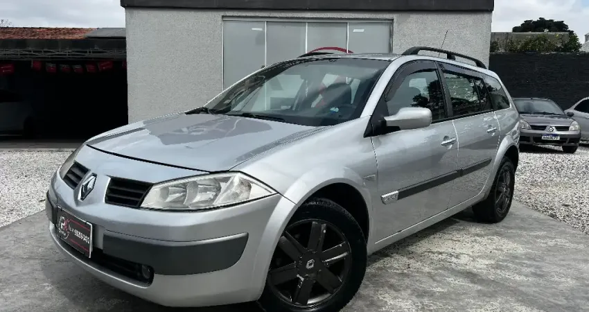 RENAULT MEGANE GRAN TOUR 2.0, ANO 2008, CONFORTO E ESPAÇO INTERNO EXCELENTE!