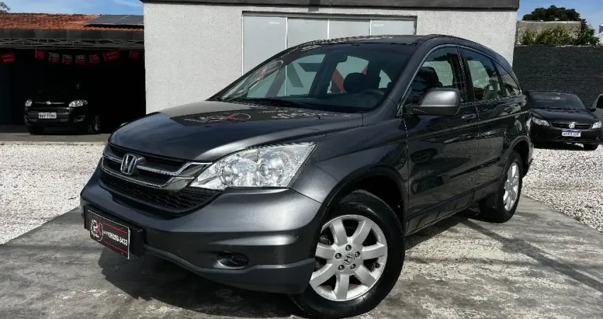 HONDA CR-V LX 2.0 2WD, ANO 2011, SUV COMPLETO, SEGURANÇA E PRATICIDADE NO DIA A DIA.