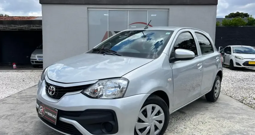 TOYOTA ETIOS X 1.3 FLEX, ANO 2018, COM 43MIL KM EXCELENTE CUSTO BENEFICIO.